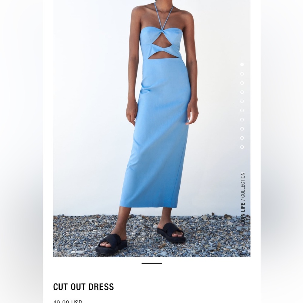 Zara cut out dress NEW